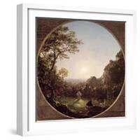 The Solitary Cross, 1845-Thomas Cole-Framed Giclee Print