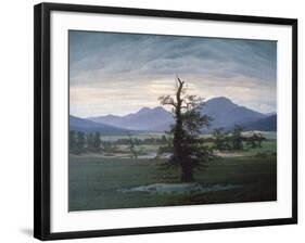 The Solitary Tree, 1823-Caspar David Friedrich-Framed Giclee Print