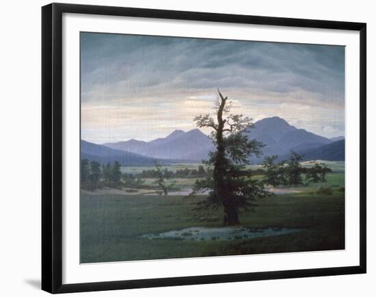 The Solitary Tree, 1823-Caspar David Friedrich-Framed Giclee Print