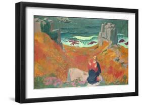 The Solitude of Christ, 1918-Maurice Denis-Framed Giclee Print