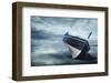 The Solitude of the Sea in Blue-Carlos Casamayor-Framed Art Print