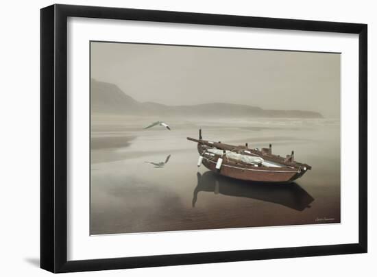 The Solitude of the Sea-Carlos Casamayor-Framed Giclee Print