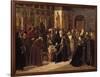 The Solovetsy Monastery's Revolt Against the New Books in 1666, 1885-Sergei Dmitrievich Miloradovich-Framed Giclee Print