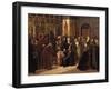 The Solovetsy Monastery's Revolt Against the New Books in 1666, 1885-Sergei Dmitrievich Miloradovich-Framed Giclee Print