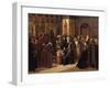 The Solovetsy Monastery's Revolt Against the New Books in 1666, 1885-Sergei Dmitrievich Miloradovich-Framed Giclee Print