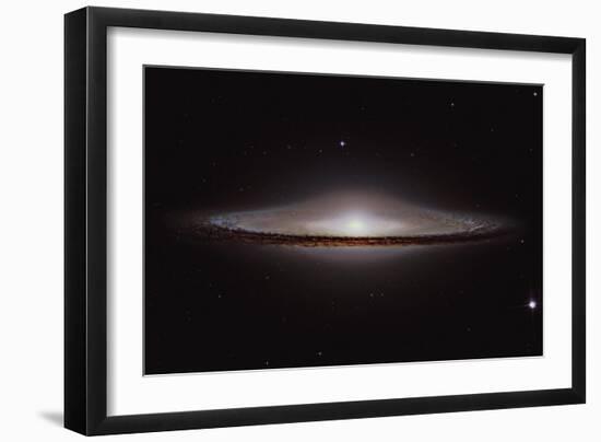 The Sombrero Galaxy-null-Framed Premium Photographic Print