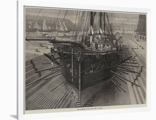 The Somerset Naval Dry Dock at Malta-null-Framed Giclee Print