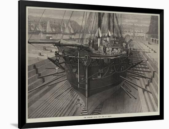 The Somerset Naval Dry Dock at Malta-null-Framed Giclee Print