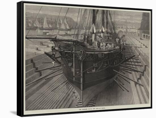The Somerset Naval Dry Dock at Malta-null-Framed Stretched Canvas