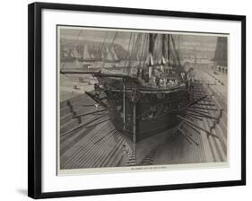 The Somerset Naval Dry Dock at Malta-null-Framed Giclee Print