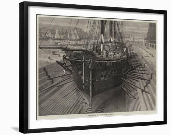 The Somerset Naval Dry Dock at Malta-null-Framed Giclee Print