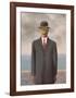 The Son of Man-Rene Magritte-Framed Art Print