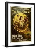 The Son of Tarzan, Gordon Griffith, Mae Giraci in 'Episode 3: the Girl of the Jungle', 1920-null-Framed Photo