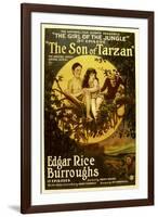 The Son of Tarzan, Gordon Griffith, Mae Giraci in 'Episode 3: the Girl of the Jungle', 1920-null-Framed Photo