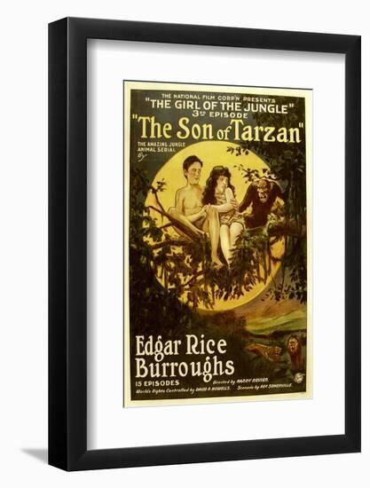 The Son of Tarzan, Gordon Griffith, Mae Giraci in 'Episode 3: the Girl of the Jungle', 1920-null-Framed Photo