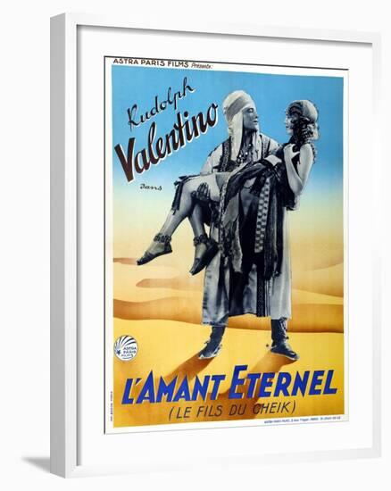 The Son of the Sheik (aka L'Amant Eternel)-null-Framed Art Print