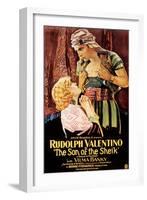 The Son Of The Sheik, Rudolph Valentino, USA, 1926-null-Framed Giclee Print