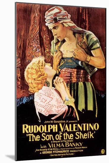 The Son Of The Sheik, Rudolph Valentino, USA, 1926-null-Mounted Giclee Print