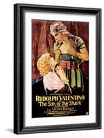 The Son Of The Sheik, Rudolph Valentino, USA, 1926-null-Framed Giclee Print