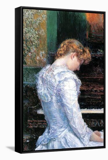 The Sonata-Childe Hassam-Framed Stretched Canvas