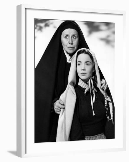 The Song Of Bernadette, Blanche Yurka, Jennifer Jones, 1943-null-Framed Photo