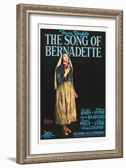 The Song of Bernadette-null-Framed Art Print