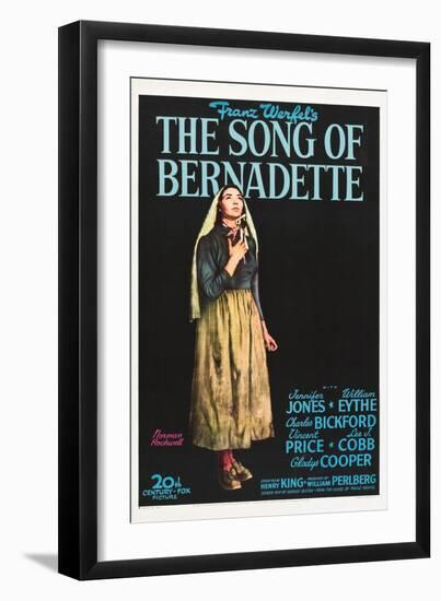 The Song of Bernadette-null-Framed Art Print