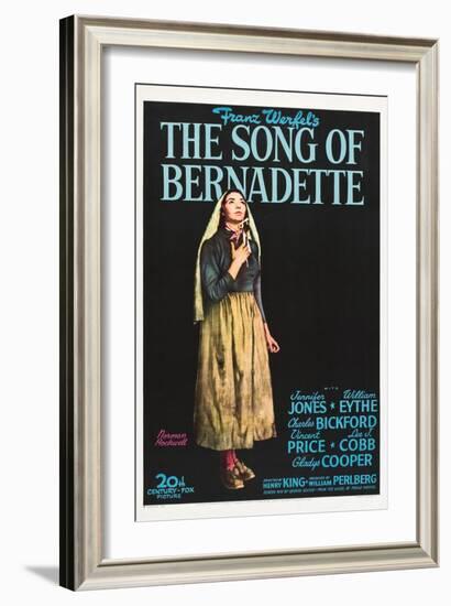 The Song of Bernadette-null-Framed Art Print