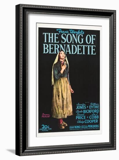 The Song of Bernadette-null-Framed Art Print