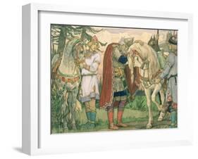 The Song of Prince Oleg, 1899-Victor Mikhailovich Vasnetsov-Framed Giclee Print