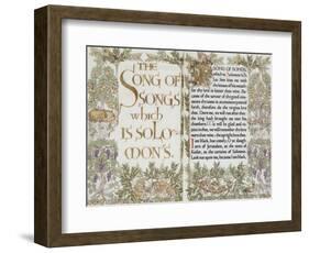 The Song of Solomon, 1902-null-Framed Giclee Print