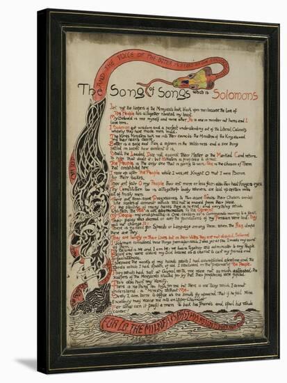 The Song of Songs Which Is Solomon's, 8th September 1907-Rudyard Kipling-Stretched Canvas