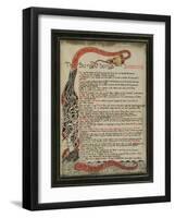 The Song of Songs Which Is Solomon's, 8th September 1907-Rudyard Kipling-Framed Giclee Print