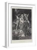 The Song of Spring, in the Paris Exhibition-William-Adolphe Bouguereau-Framed Giclee Print