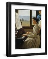 The Song of Starling-Silvestro Lega-Framed Giclee Print