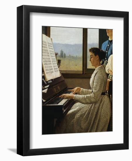 The Song of Starling-Silvestro Lega-Framed Giclee Print