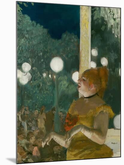 The Song of the Dog, Gouache and Pastel on Monotype-Edgar Degas-Mounted Giclee Print