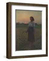 The Song of the Lark, 1884-Jules Breton-Framed Giclee Print