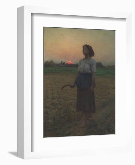 The Song of the Lark, 1884-Jules Breton-Framed Giclee Print