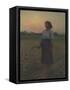 The Song of the Lark, 1884-Jules Breton-Framed Stretched Canvas