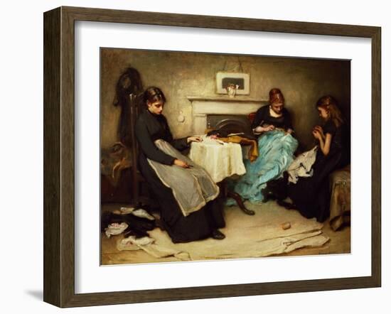 The Song of the Shirt-Frank Holl-Framed Giclee Print