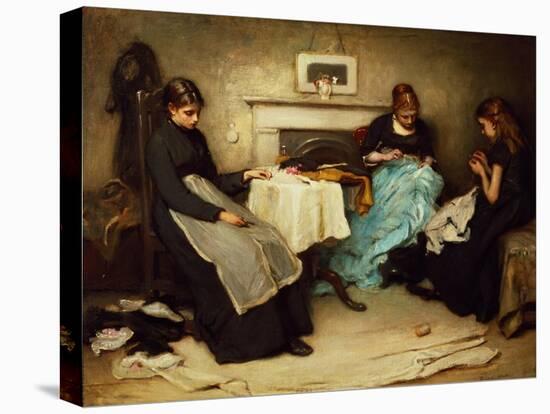 The Song of the Shirt-Frank Holl-Stretched Canvas
