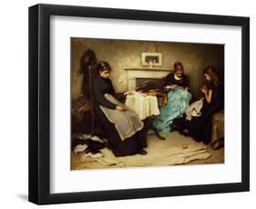 The Song of the Shirt-Frank Holl-Framed Giclee Print