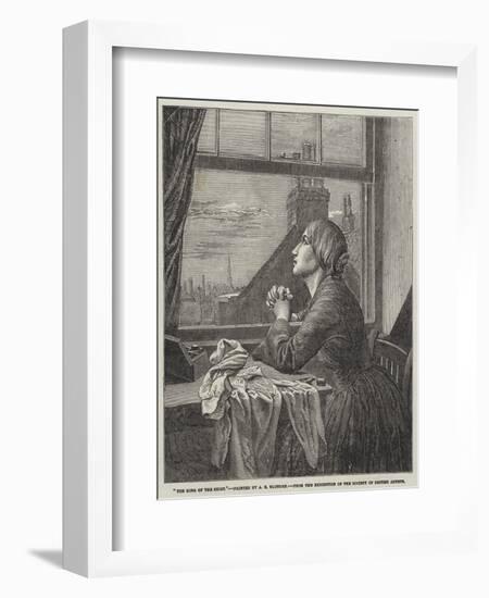 The Song of the Shirt-Anna E. Blunden-Framed Giclee Print