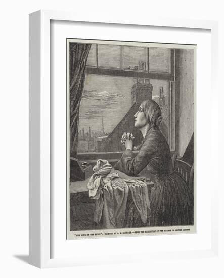 The Song of the Shirt-Anna E. Blunden-Framed Giclee Print