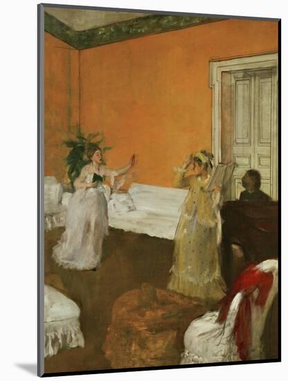 The Song Rehearsal-Edgar Degas-Mounted Giclee Print