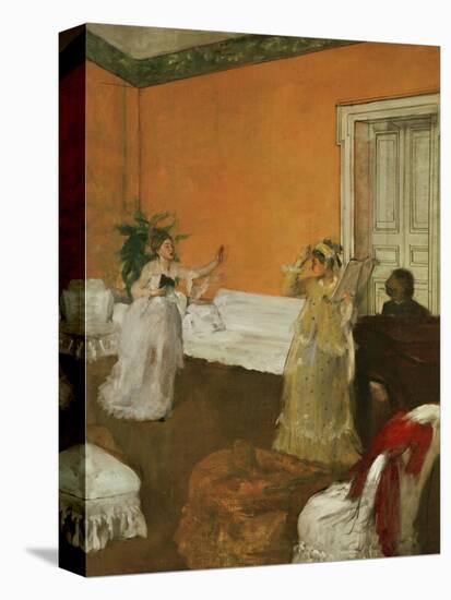 The Song Rehearsal-Edgar Degas-Stretched Canvas