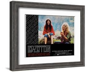 The Song Remains the Same, Robert Plant, 1976-null-Framed Art Print