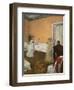 The Song Repetition. Around 1869. Oil on canvas.-Edgar Degas-Framed Premium Giclee Print