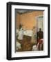 The Song Repetition. Around 1869. Oil on canvas.-Edgar Degas-Framed Premium Giclee Print
